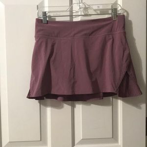 Lululemon play off the pleats skirt